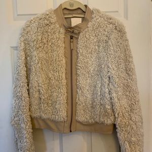 Rebecca Taylor Shearling Jacket - M